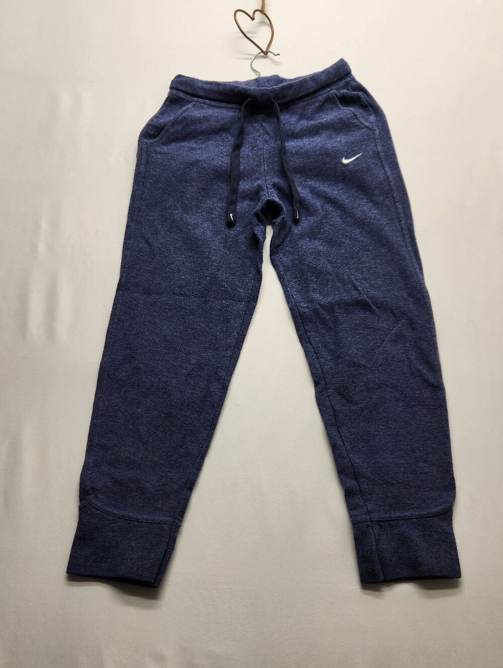 ⭐️Nike Club Fleece Heather Blue Joggers XS Extra Small Sweatpants Slim Fit